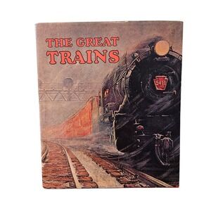 The Great Trains Vintage Hardcover Book Rail Transportation Switzerland